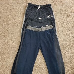 3 pair of Abercrombie sweatpants